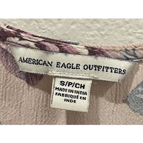 AMERICAN EAGLE Floral Bell Sleeve Romper - Picture 4 of 8